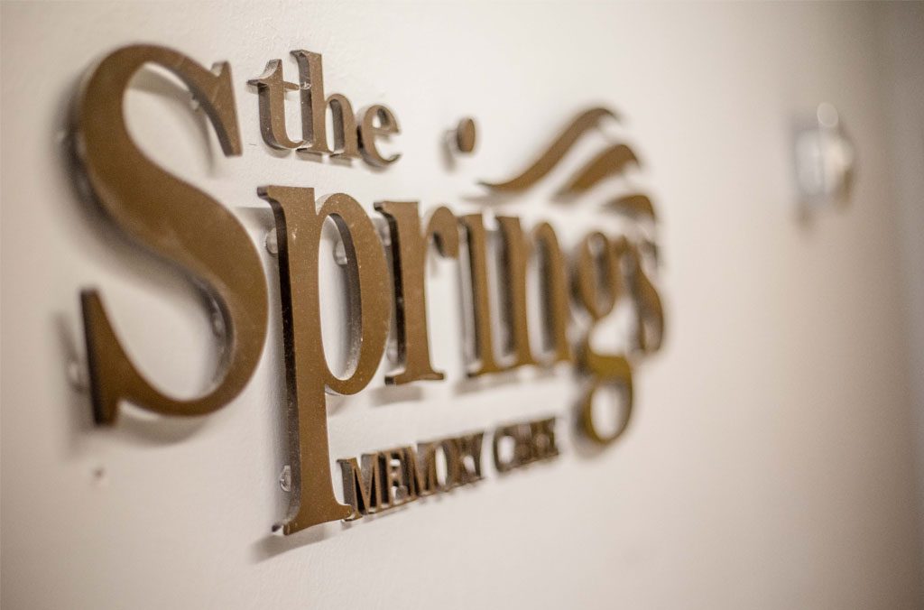 Memory care wing at a skilled nursing facility